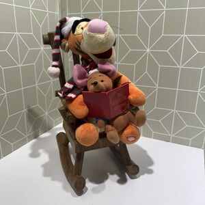 Animated Rocking‎ Chair Tigger and Roo Reading Night Before Christmas Pooh